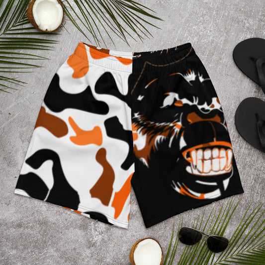 TL Gorilla Camo Men's Athletic Long Shorts