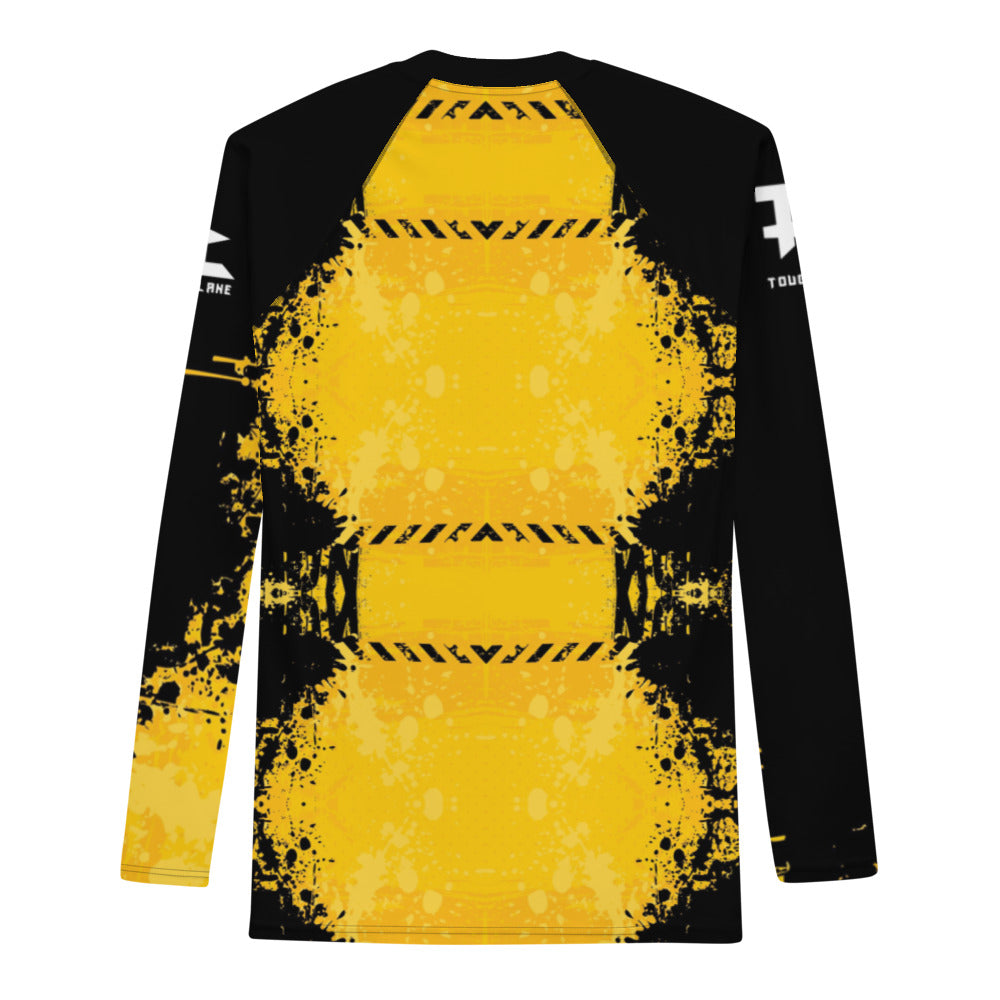 Black/Yellow Men's Rash Guard