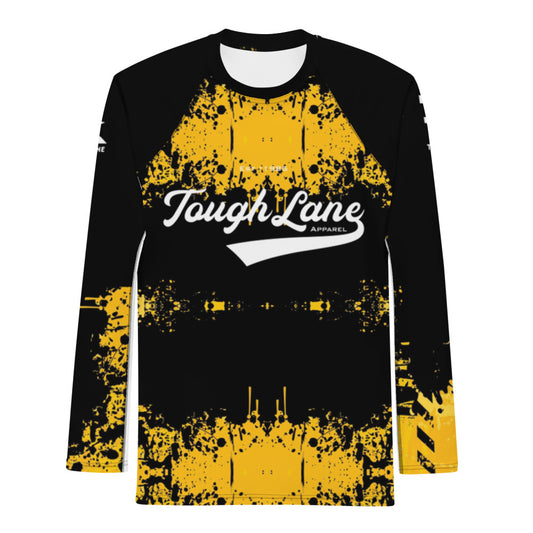 Black/Yellow Men's Rash Guard