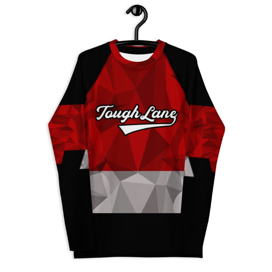 Toughlane Red/Grey/Blk Men's Rash Guard